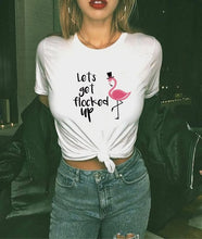 Load image into Gallery viewer, Cotton Tshirts Women Tees Print Tops T-shirt Femme Camiseta Feminina Camiseta Mujer Kadın Tişörtü