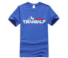 Load image into Gallery viewer, New 2019 Summer Men'S 100% Cotton T Shirt Man Short Sleeve Transalp T-Shirt For Motorcycle Fans Motorcycle retro Tee Shirts