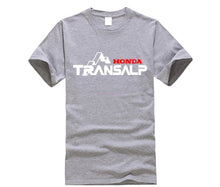 Load image into Gallery viewer, New 2019 Summer Men'S 100% Cotton T Shirt Man Short Sleeve Transalp T-Shirt For Motorcycle Fans Motorcycle retro Tee Shirts