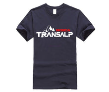 Load image into Gallery viewer, New 2019 Summer Men'S 100% Cotton T Shirt Man Short Sleeve Transalp T-Shirt For Motorcycle Fans Motorcycle retro Tee Shirts