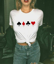 Load image into Gallery viewer, Cotton Tshirts Women Tees Print Tops T-shirt Femme Camiseta Feminina Camiseta Mujer Kadın Tişörtü
