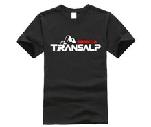 Load image into Gallery viewer, New 2019 Summer Men'S 100% Cotton T Shirt Man Short Sleeve Transalp T-Shirt For Motorcycle Fans Motorcycle retro Tee Shirts
