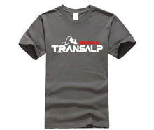 Load image into Gallery viewer, New 2019 Summer Men'S 100% Cotton T Shirt Man Short Sleeve Transalp T-Shirt For Motorcycle Fans Motorcycle retro Tee Shirts

